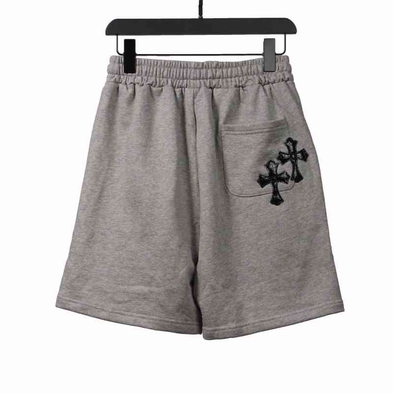 Chrome Hearts horseshoe cross Short Pants gray