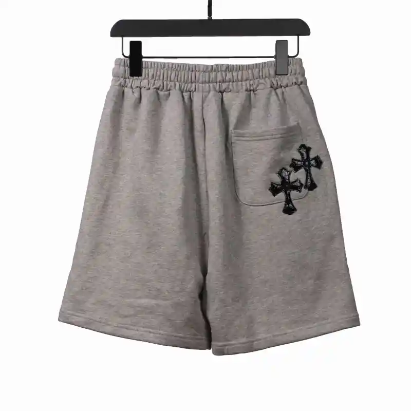  Chrome Hearts horseshoe cross Short Pants gray