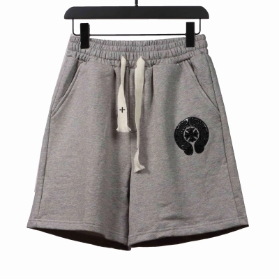  Chrome Hearts horseshoe cross Short Pants gray 01