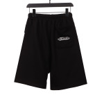  Chrome Hearts horseshoe distressed Sanskrit Short Pants black
