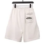  Chrome Hearts horseshoe distressed Sanskrit Short Pants white