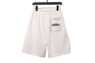 Chrome Hearts horseshoe distressed Sanskrit Short Pants white 02