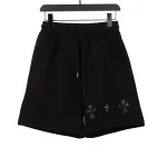  Chrome Hearts hot diamond cross Short Pants blackB