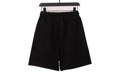 Chrome Hearts hot diamond cross Short Pants blackB 02