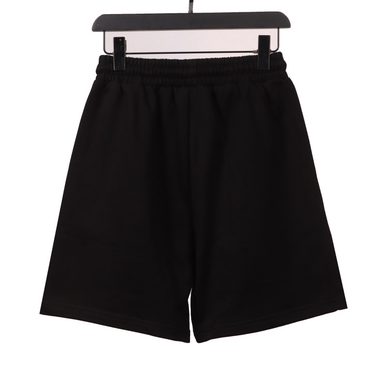 Chrome Hearts hot diamond cross Short Pants blackB