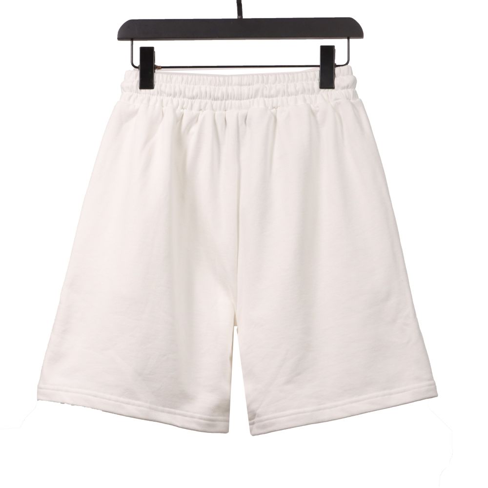 Chrome Hearts hot diamond cross Short Pants white