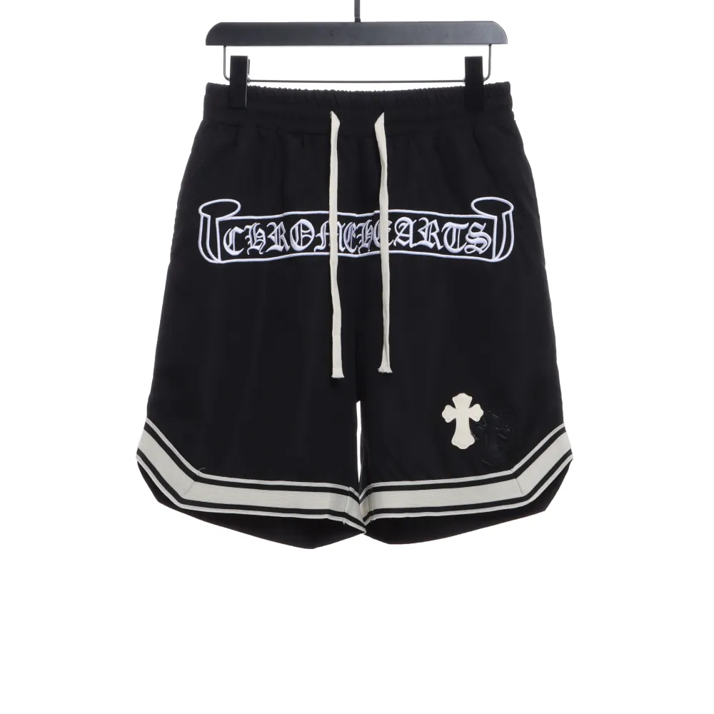  Chrome Hearts Sanskrit embroidered woven Short Pants