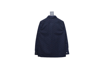 Dior 22ss classic all-over monogram denim shirt jacket 02