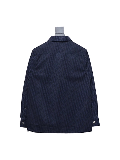 Dior 22ss classic all-over monogram denim shirt jacket 02