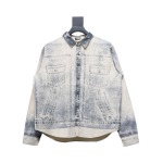  Dior 24Fw ink sketch print denim jacket
