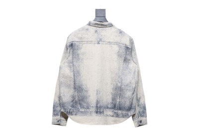 Dior 24Fw ink sketch print denim jacket 02