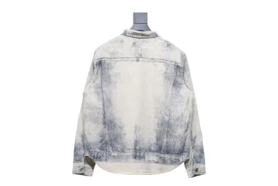 Dior 24Fw ink sketch print denim jacket 02