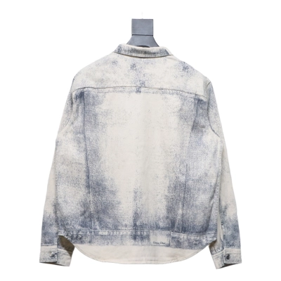 Dior 24Fw ink sketch print denim jacket 02