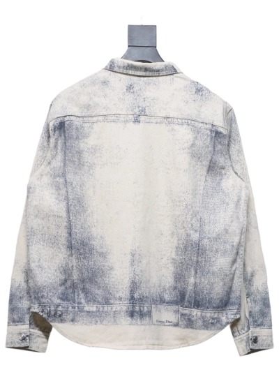 Dior 24Fw ink sketch print denim jacket 02