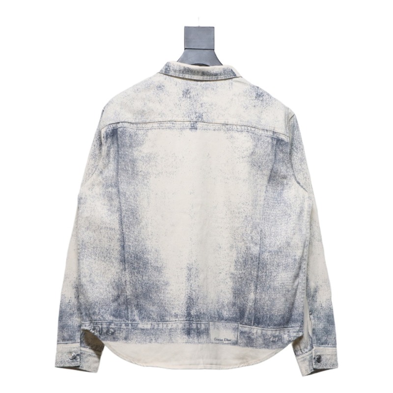  Dior 24Fw ink sketch print denim jacket