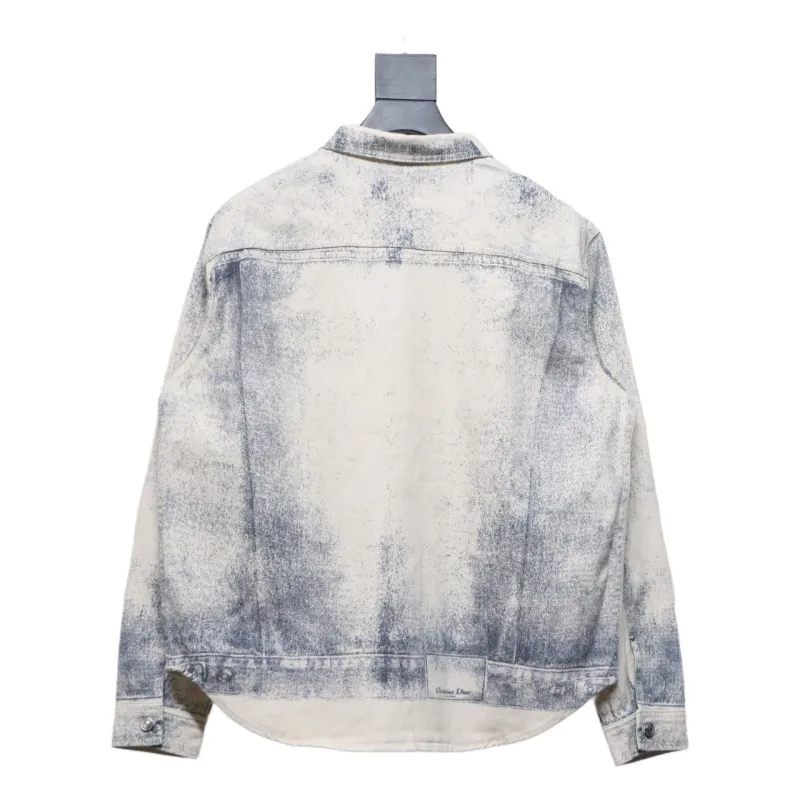  Dior 24Fw ink sketch print denim jacket
