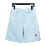 Dior 24ss heart embroidered Short Pants 1