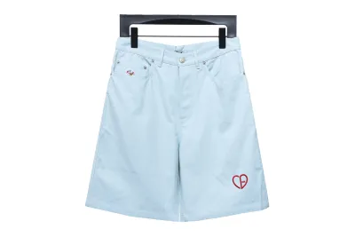 Dior 24ss heart embroidered Short Pants 1 01