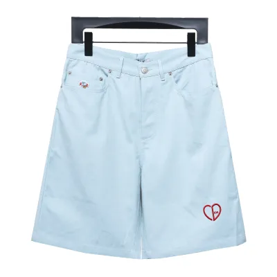 Dior 24ss heart embroidered Short Pants 1 01