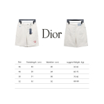  Dior 24ss heart embroidered Short Pants 2