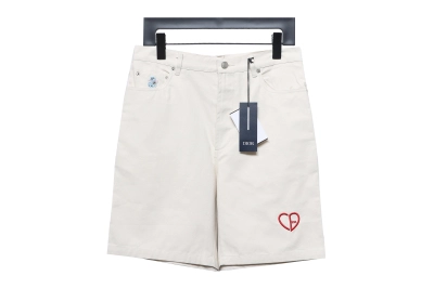 Dior 24ss heart embroidered Short Pants 2 01