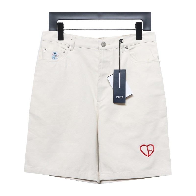  Dior 24ss heart embroidered Short Pants 2