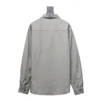 Dior & Stone lsland Dior Stone Island joint embroidered denim shirt jacket1