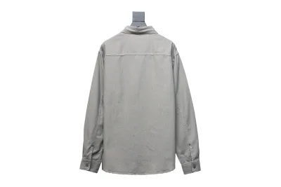 Dior & Stone lsland Dior Stone Island joint embroidered denim shirt jacket1 02