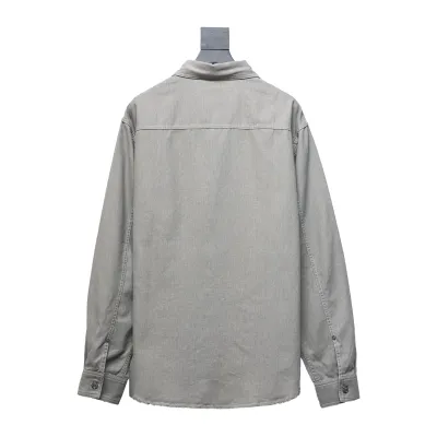 Dior & Stone lsland Dior Stone Island joint embroidered denim shirt jacket1 02
