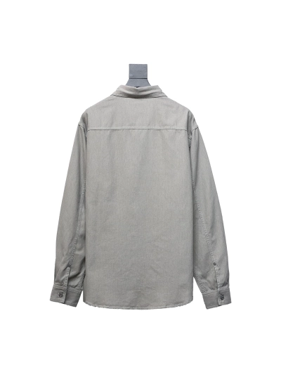 Dior & Stone lsland Dior Stone Island joint embroidered denim shirt jacket1 02