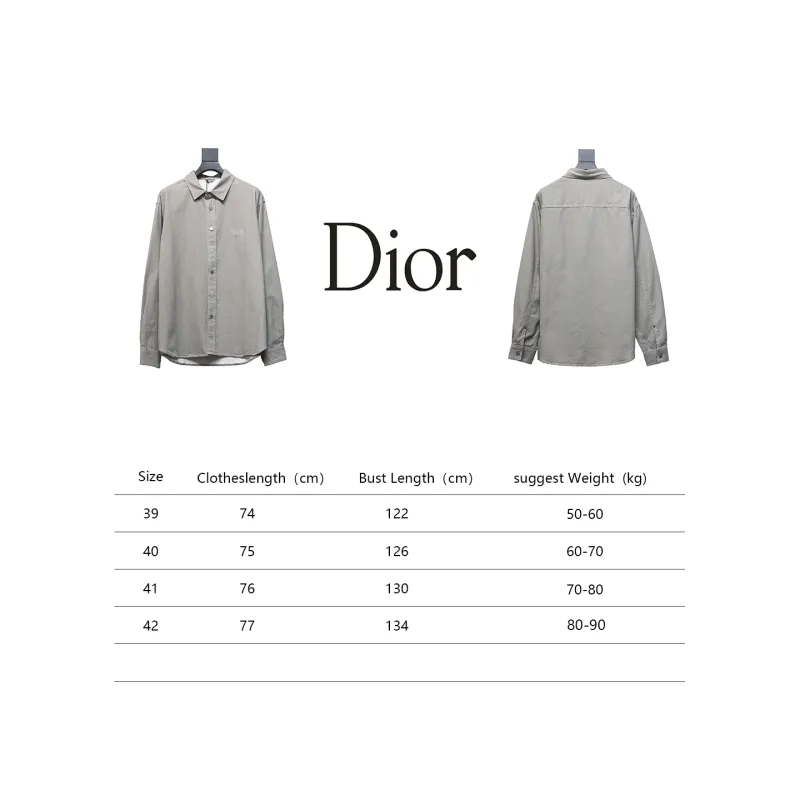 Dior & Stone lsland Dior Stone Island joint embroidered denim shirt jacket1