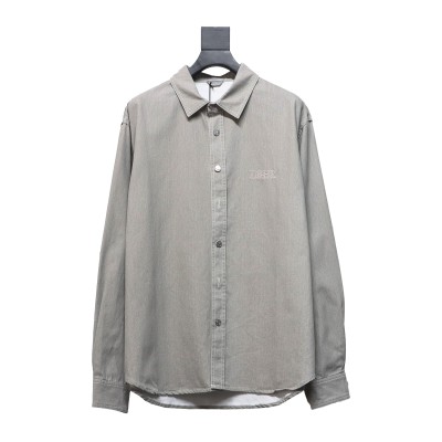  Dior & Stone lsland Dior Stone Island joint embroidered denim shirt jacket1 01