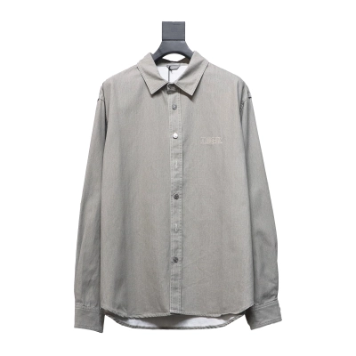 Dior & Stone lsland Dior Stone Island joint embroidered denim shirt jacket1 01