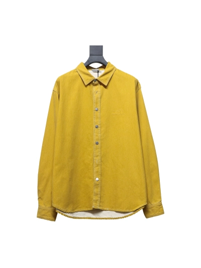 Dior & Stone lsland Dior Stone Island joint embroidered denim shirt jacket2 01