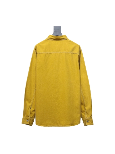 Dior & Stone lsland Dior Stone Island joint embroidered denim shirt jacket2 02