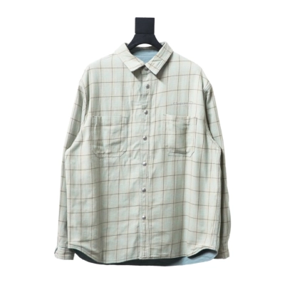 DIOR double-sided cotton denim shirt 01
