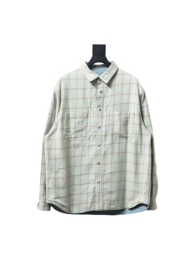 DIOR double-sided cotton denim shirt 01