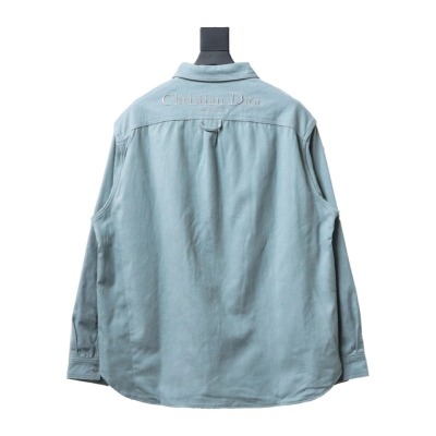 DIOR double-sided cotton denim shirt