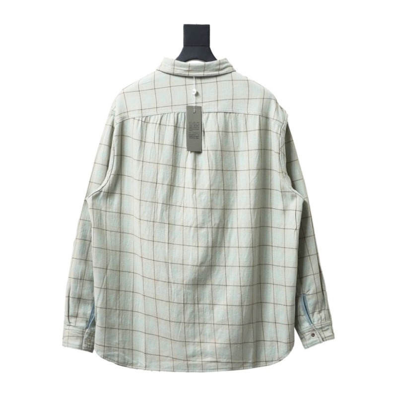 PK DIOR double-sided cotton denim shirt