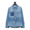 DIOR Dr men 24fall lily of the valley denim shirt