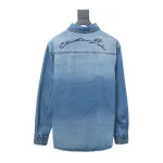 DIOR Dr men 24fall lily of the valley denim shirt