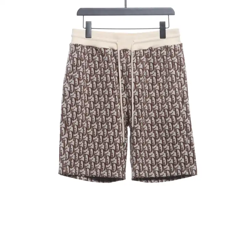 Dior full print LOGO jacquard Short Pants 1