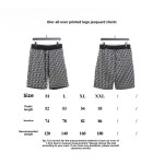  Dior full print LOGO jacquard Short Pants 2