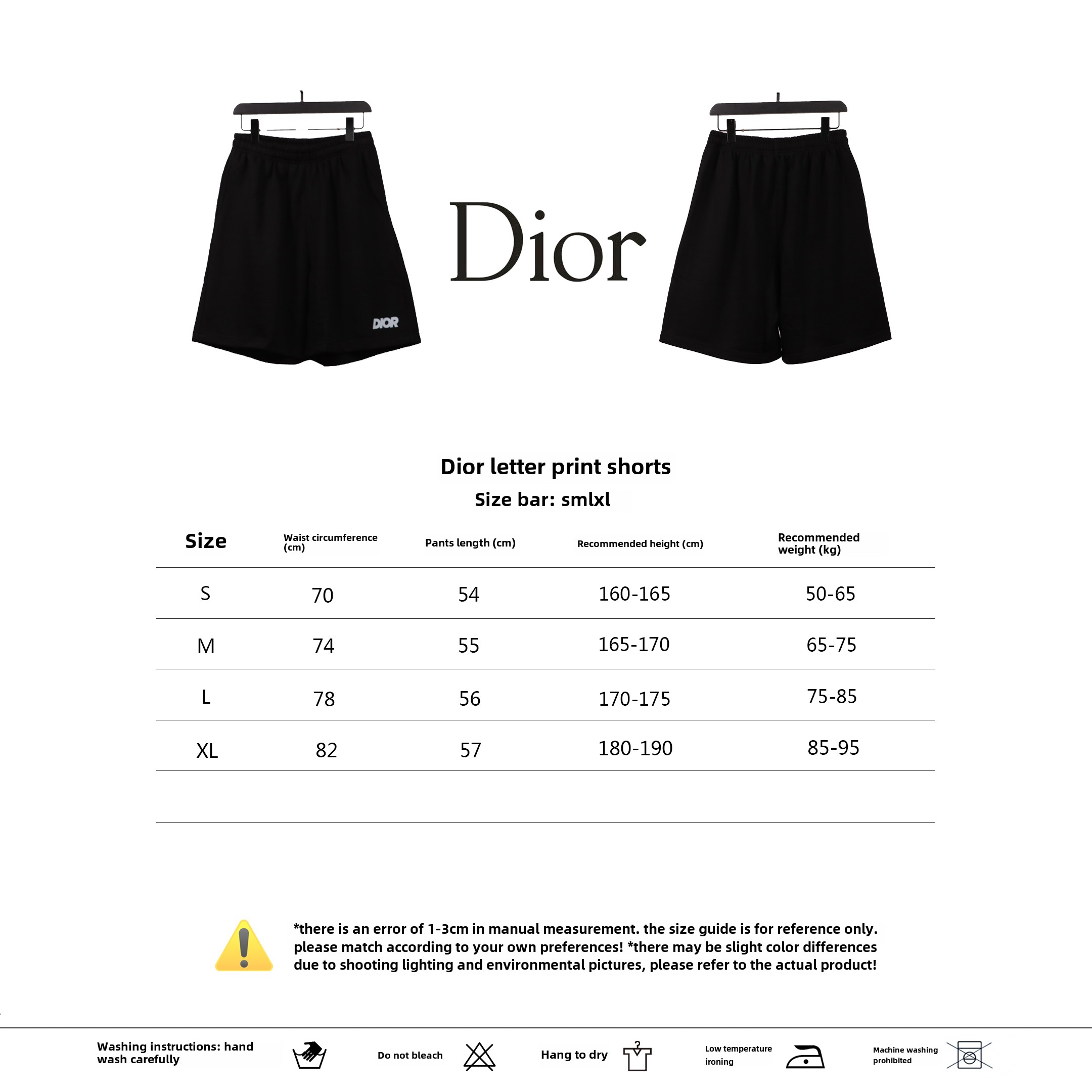 Nice Kicks Dior letter print Short Pants