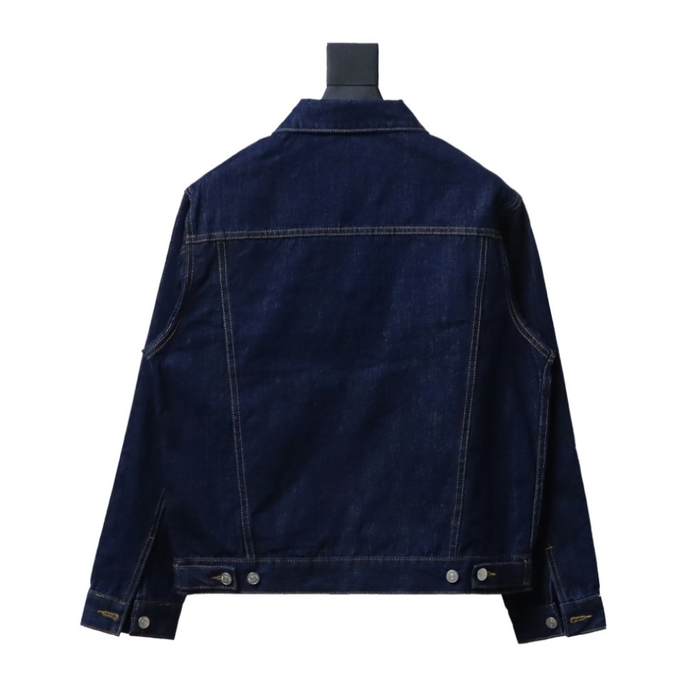  Dior monogram full print denim jacket
