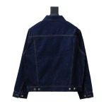 Dior monogram full print denim jacket
