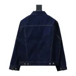  Dior monogram full print denim jacket