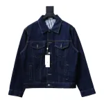 Dior monogram full print denim jacket