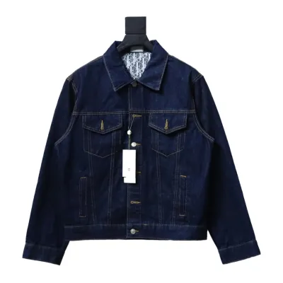 Dior monogram full print denim jacket 01