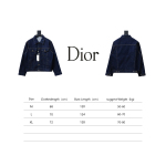  Dior monogram full print denim jacket
